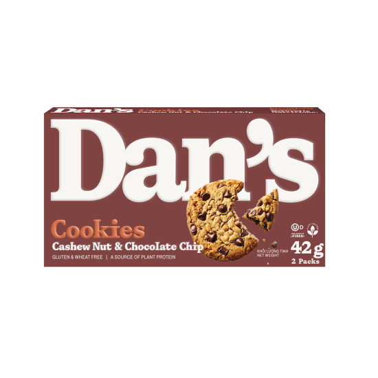 Dan's Cashew Nut & Chocolate Chip Cookies 42g